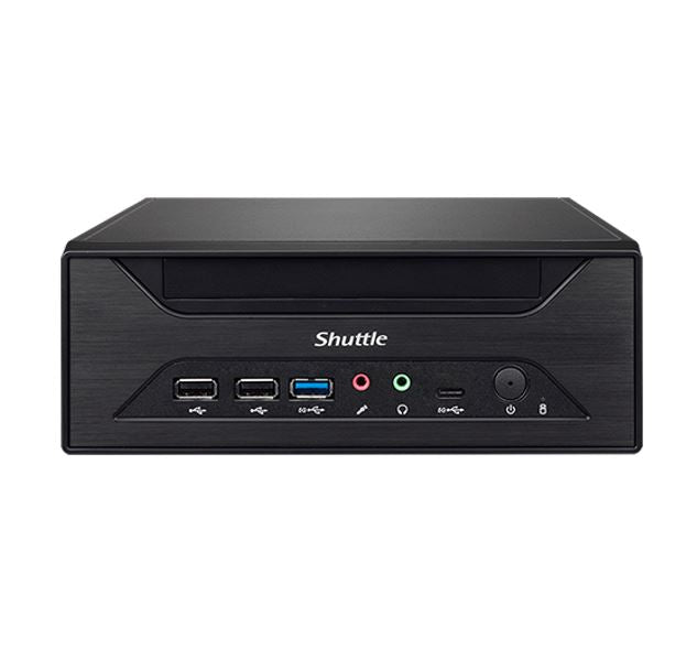 Shuttle XH610 XPC Intel 14th/13th/12th Gen LGA1700 socket, 3L, H610, 2x LAN, 2x COM, HDMI, DP, VGA,  3x 2.5' HDD/SSD, 120W Shuttle XH610 XPC Intel 14th/13th/12th Gen LGA1700 socket, 3L, H610, 2x LAN, 2x COM, HDMI, DP, VGA,  3x 2.5' HDD/SSD, 120W
